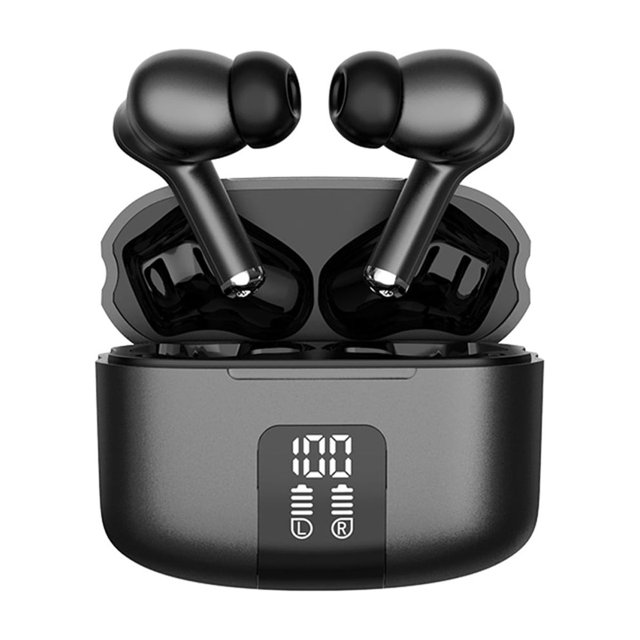 Bluetooth 5.3 TWS Earbud, Wireless ANC Earphones with 35H Deep Bass
