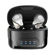Bluetooth 5.3 TWS In-Ear Earbuds IPX3 Waterproof Dual Mic Noise Reduction, LED Power Display Type-C Fast Charging, Stable 15M Connection Low Latency for Sports Gaming Office