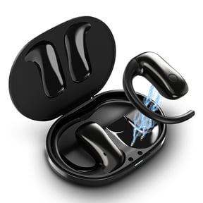 Wireless Open Ear Earbuds, Bluetooth 5.3 Headphones, 50H Playtime w/Charging Case,Touch Controls, Voice Assistant, Built-in Mic for Calls