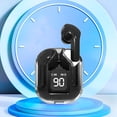 Bluetooth 5.3 Wireless Earbuds with LED Battery Display, Bass Stereo ...