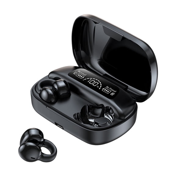 Bluetooth 5.3 Wireless Earphone, Mini In-Ear Headset with Digital Display, Sports Charging Bin, Noise Cancellation, 6 Hours Talk/Play Time, Compatible with All Bluetooth Devices