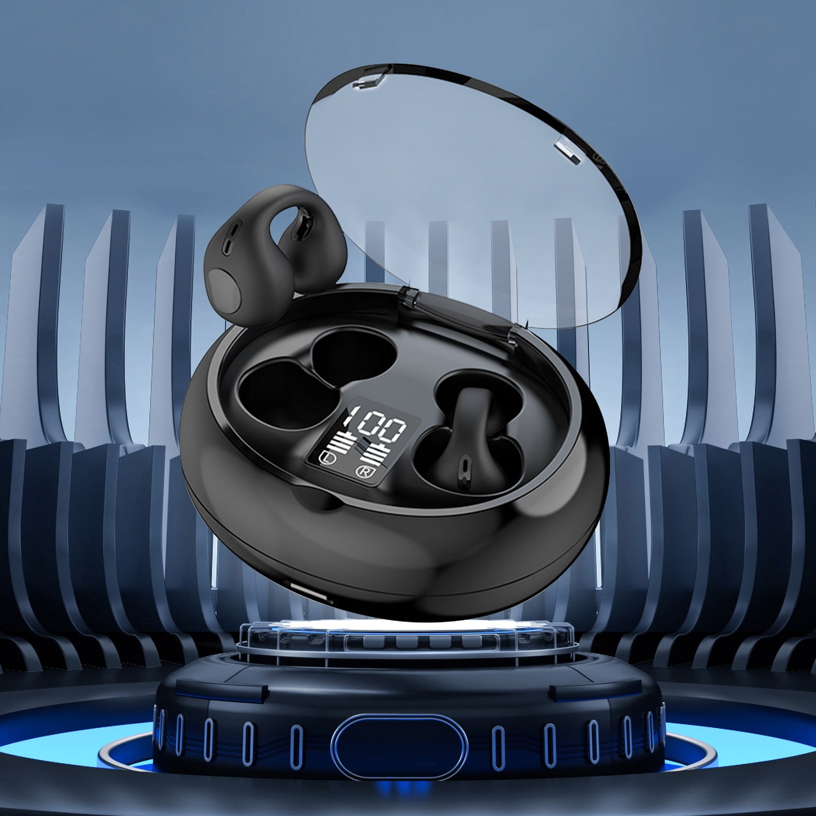 Bluetooth 5.3 Wireless Earphones With Clip On HIFI Sound Quality For