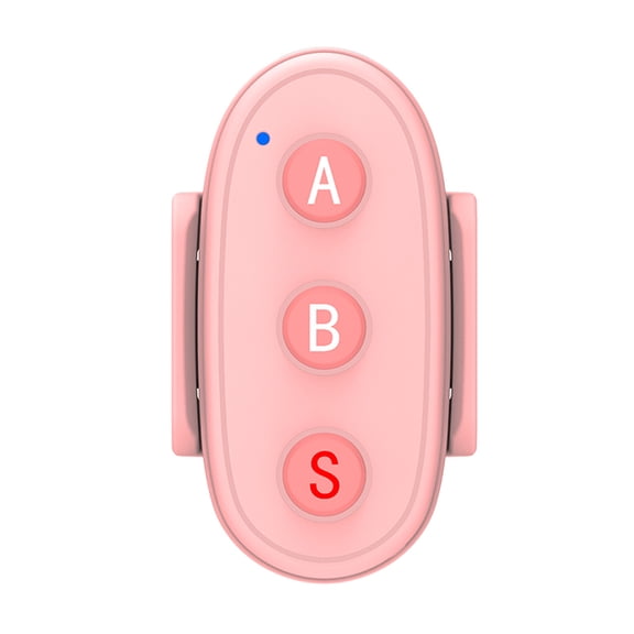 Bluetooth 5.3 Wireless Remote Controller for DJI GoPro Insta360, Sports Camera Shutter (Pink)