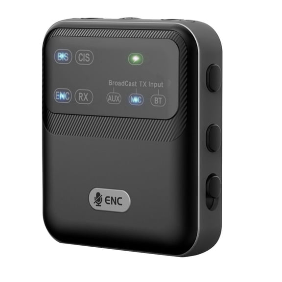 Bluetooth 5.4 Audio Receiver & Transmitter with USB-C & 3.5mm AUX - 1 TX to 100+ RX LE Audio Adapter