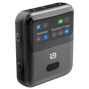 Bluetooth 5.4 Audio Transceiver LE Audio Adapter,Broadcast 1TX to 100+ RX Devices Sharing,AAC/-AD/LC3,USB US Plug