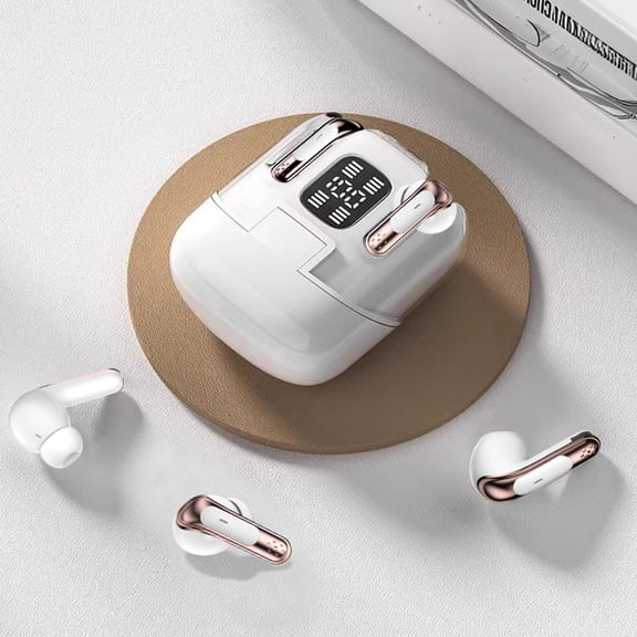Bluetooth 5.4 Earbuds Two In One, Shared Audio Dual User Device, Wireless Stereo Sound Output System, Low Latency Surround Audio Experience, Compact Charging Case Headset