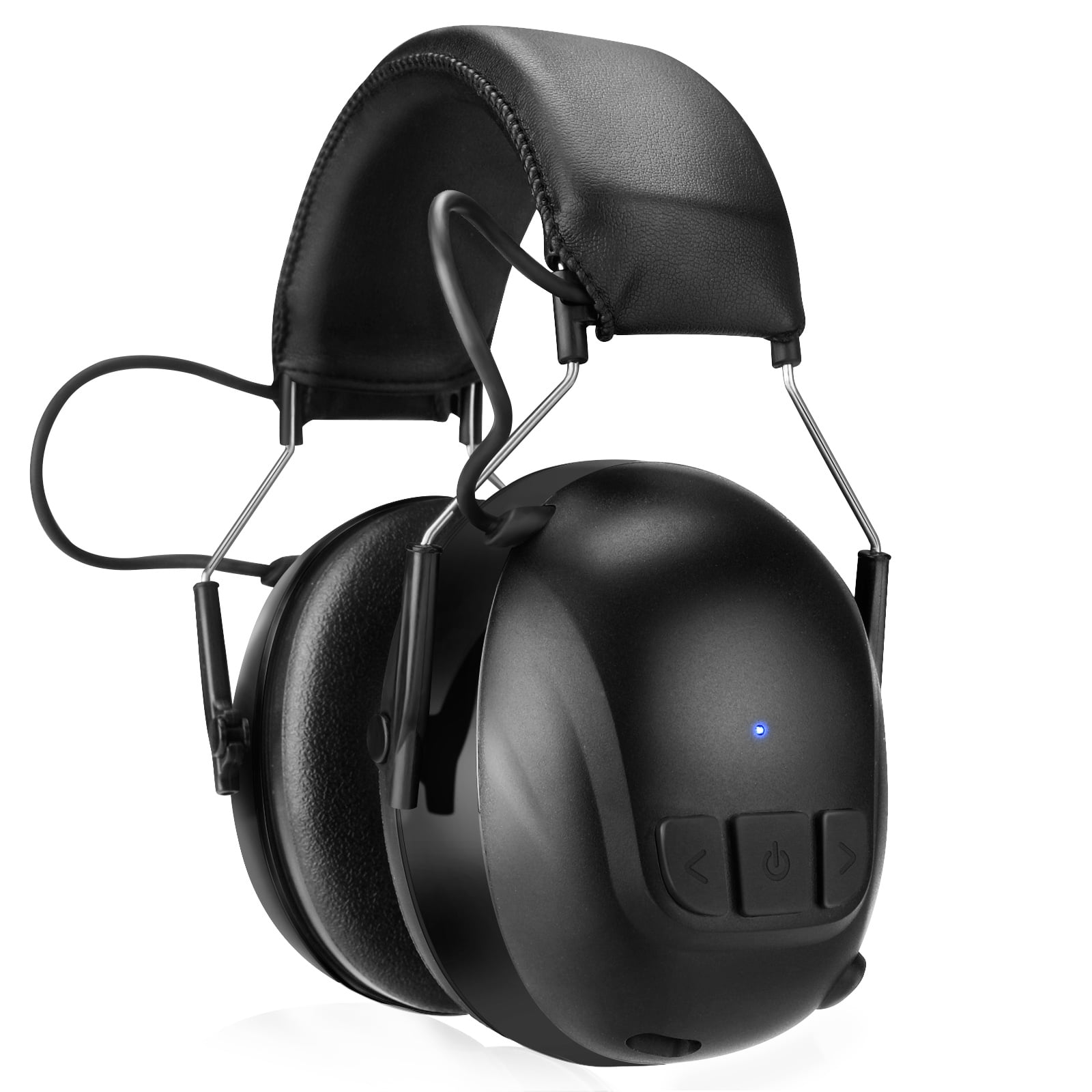 Bluetooth 5.4 Hearing Protection with 120H Working Time 1200mAh Rechargeable Battery Ear Protection Headphones 30dB Bluetooth Earmuffs for Lawn