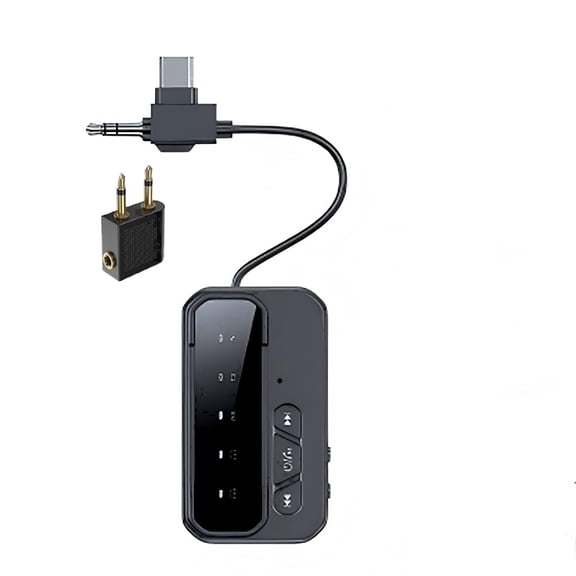 Bluetooth 5.4 Transceiver Pro - Dual Audio Streaming Wireless Adapter for TV/Stereo/Headphones, Works for Airplane/Car/Home (2 Devices Simultaneous)