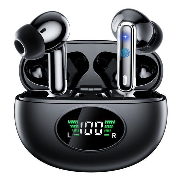 Bluetooth 5.4 Wireless Earbuds In-Ear Headphones with Clear Call Noise Reduction