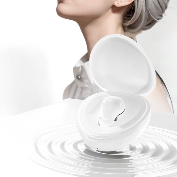 Bluetooth 5.4 Wireless Earbuds (Single-Ear) - Mini In-Ear Long Battery Life, Low Latency Charging Case Battery Display for Sports