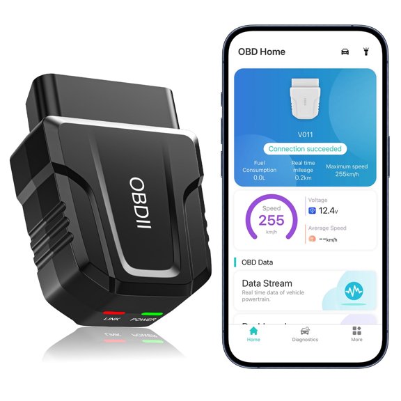 Bluetooth 5.4 Wireless OBD2 Scanner Car Code Reader with Live Data Reset
