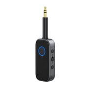 Bluetooth 6.0 Transmitter Receiver 2-in-1, 3.5mm AUX Wireless Audio Adapter for Car, Home Stereo, Airplane, Low Latency, 10H Playtime