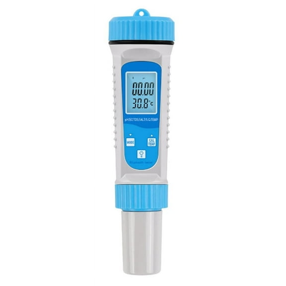 Bluetooth 6-in-1 TDS Meter Digital Water Tester EC TDS SALT Temperature PH Meter Aquarium Water Tester