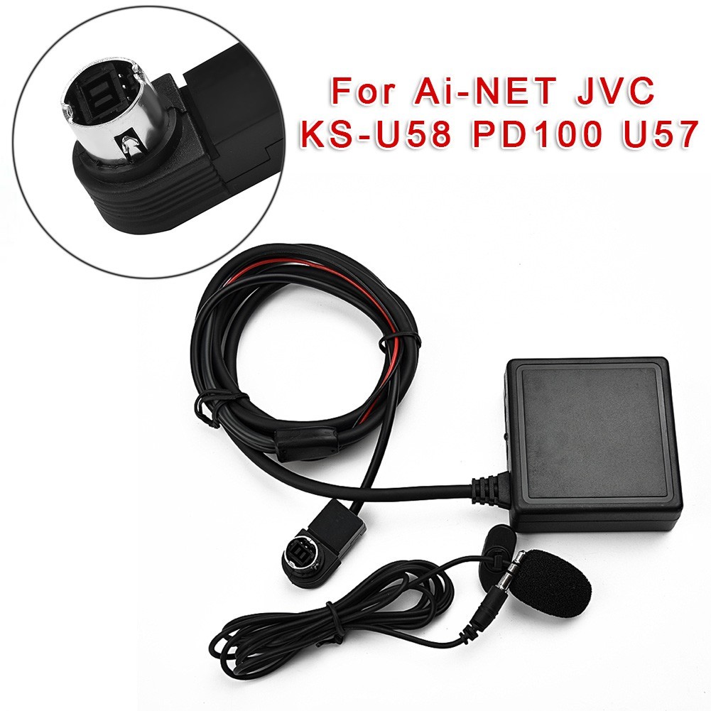Bluetooth AUX USB Cable Adapter Audio MIC For Alpine Ai-NET JVC KS-U58 PD100 U57 - image 1 of 12