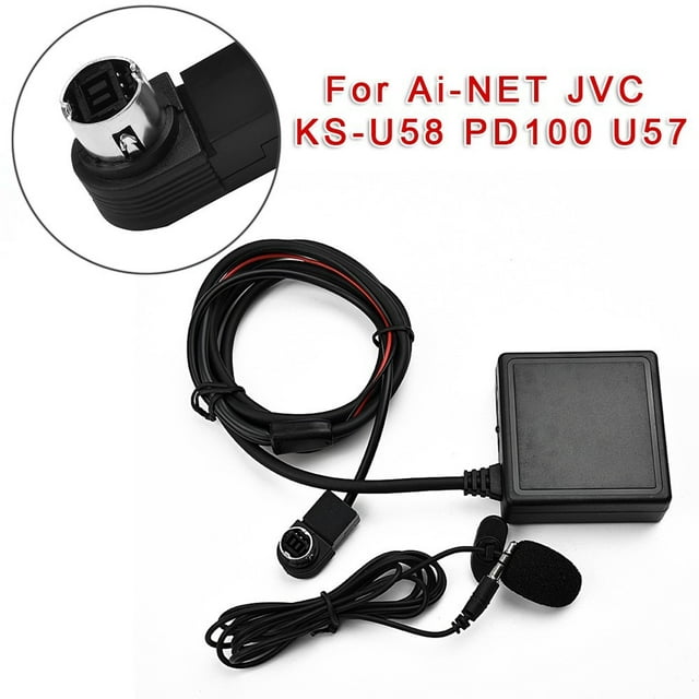 Bluetooth AUX USB Cable Adapter Audio MIC For Alpine Ai-NET JVC KS-U58 PD100 U57