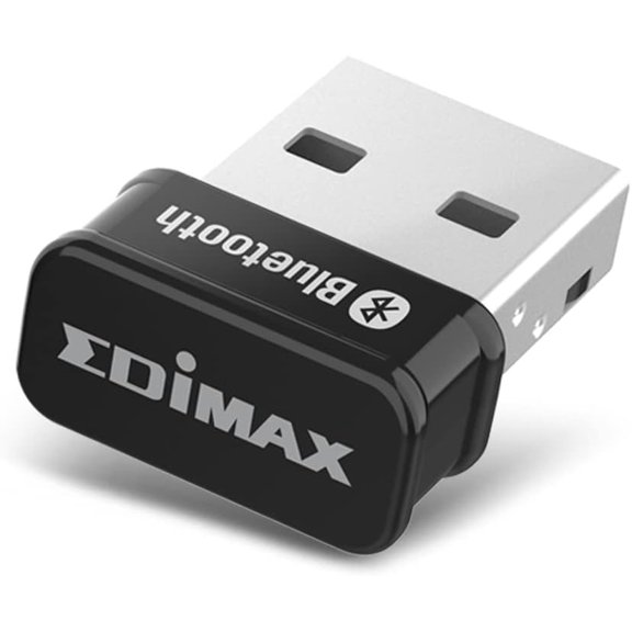 Bluetooth Adapter for PC, BT 5.0 EDR Nano USB Dongle, Fast Transfer, Headphones Headset Speakers Keyboard Mouse, Win 10/11 Plug-n-Play, Linux/Mint 21 BT-8500