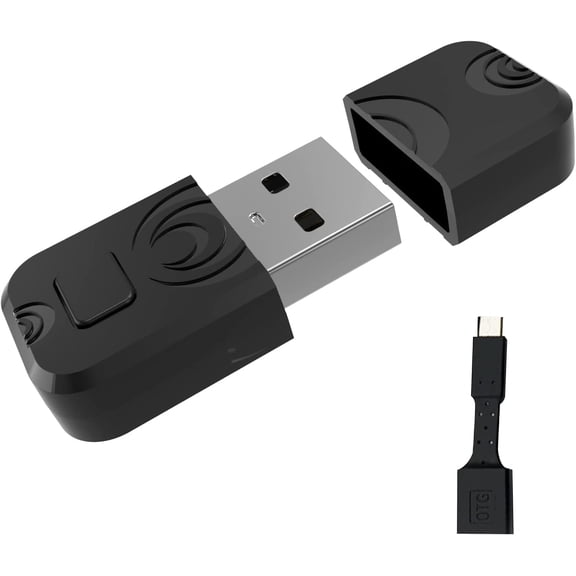 Bluetooth Adapter for PS4/PS5 Controllers, Switch Pro Controller Adapter, Compatible with Official PS4 Controller