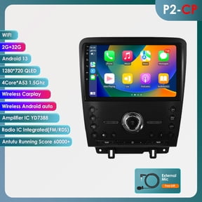 Bluetooth Android 13 Apple Carplay 2+32GB Wifi RDS 10.1" Touch Screen Car Stereo Radio Head Unit GPS Navigation Player For Ford Mustang 2010 2011 2012 2013 2014