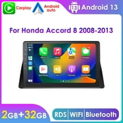 Bluetooth Android 13 Wifi RDS 2+32GB Apple Carplay 10.1 Touch Screen Car Stereo Radio Head Unit GPS Navigation Player For Honda Accord 8 2008 2009 2010 2011 2012 2013