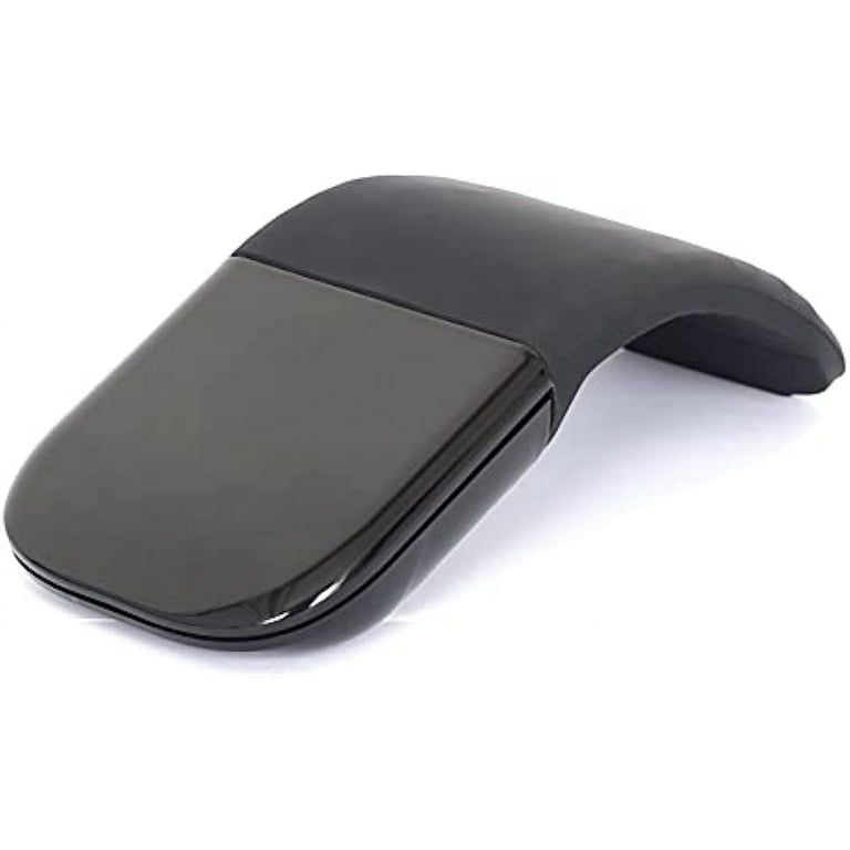 Bluetooth Arc Touch Mouse, Portable Wireless Foldable Mouse Without USB  Nano Receiver, Ergonomic Mini Optical Computer Mice for Notebook Laptop  Tablet Smart Phone (Black) 