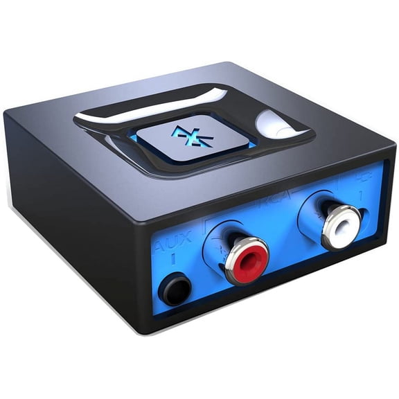 Bluetooth Audio Adapter for Music Streaming Sound System, Wireless Audio Adapter Works with Smartphones and Tablets, Bluetooth Receiver for Home Stereo
