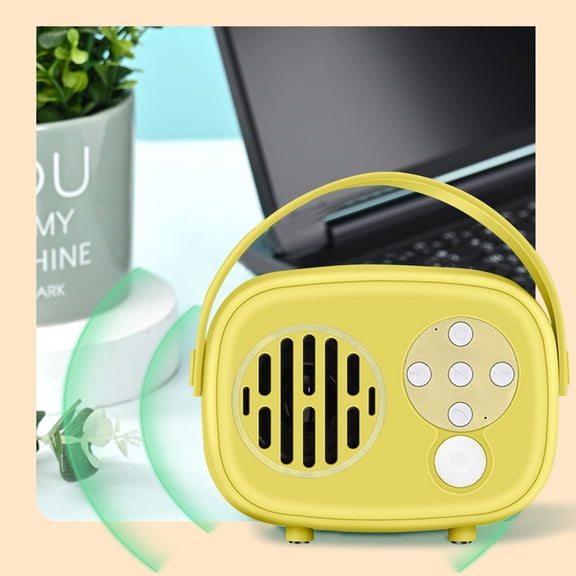 Bluetooth Audio, Cute Type 5.0 Mini Bluetooth Audio HIFI Sound Quality Hands- Call Can Be Handheld Built-in 400mah Battery