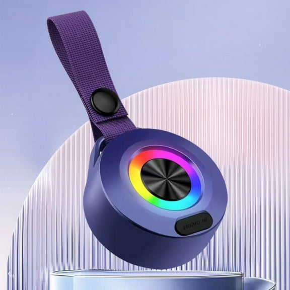 Bluetooth Audio, New Outdoor Sports Button Bluetooth Speaker,Wireless Colored Lights,Portable Cycling Mini Audio System