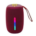 Bluetooth Audio, Outdoor Portable Bluetooth Speaker with LED Light Long