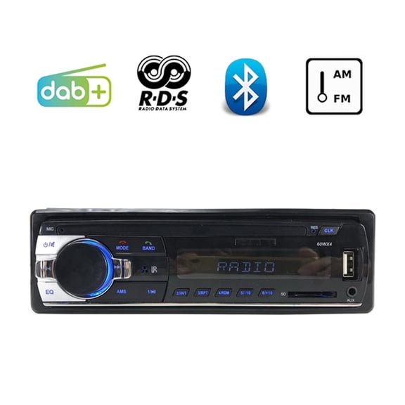 Bluetooth Autoradio Car Stereo USB SD Card Slot FM AM AUX LCD Dispaly DAB+ RDS 1 DIN Audio MP3 Car Radio radio cassette player ,Longer Watching Time