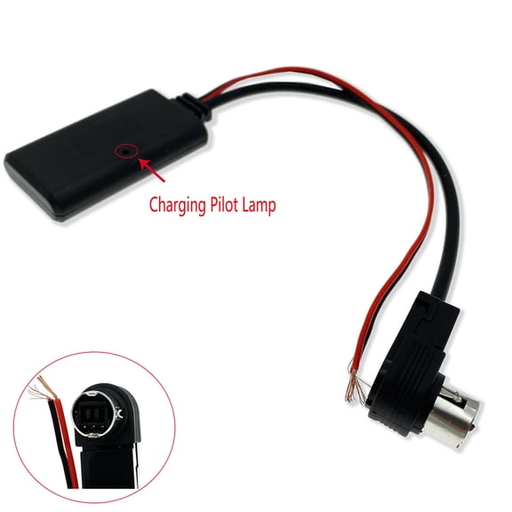 Bluetooth Aux Adapter Cable For Alpine CDA-7893, CDA-7894, CDA-7998, CDA-7998R