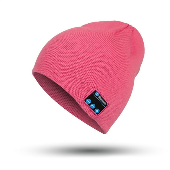 Bluetooth Beanie Hat Rechargeable Beanie Hat with Built In Mic Stereo Speakers Autumn Winter Warm Knitted Hat