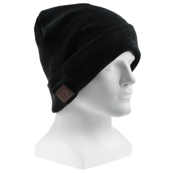 Bluetooth Beanie,【Thick】Upgraded Wireless Bluetooth 5.0 Beanie Hat with Headphones Headset Earphone Knitted Beanie with Stereo Speakers and Mic for Women Men