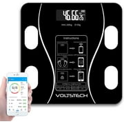 Bluetooth Body Fat Scale Auto Monitor Weight Digital Body Composition Analyzer with Smartphone App
