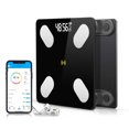 thumbnail image 1 of Bluetooth Body Fat Scale, High Precision Sensor Scales Digital Weight and Body Fat, Smart Bathroom Scales,Large Digital Backlit LCD and Smartphone App, Black, 1 of 8