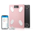 thumbnail image 1 of Bluetooth Body Fat Scale, High Precision Sensor Scales Digital Weight and Body Fat, Smart Bathroom Scales,Large Digital Backlit LCD and Smartphone App,Rose, 1 of 8