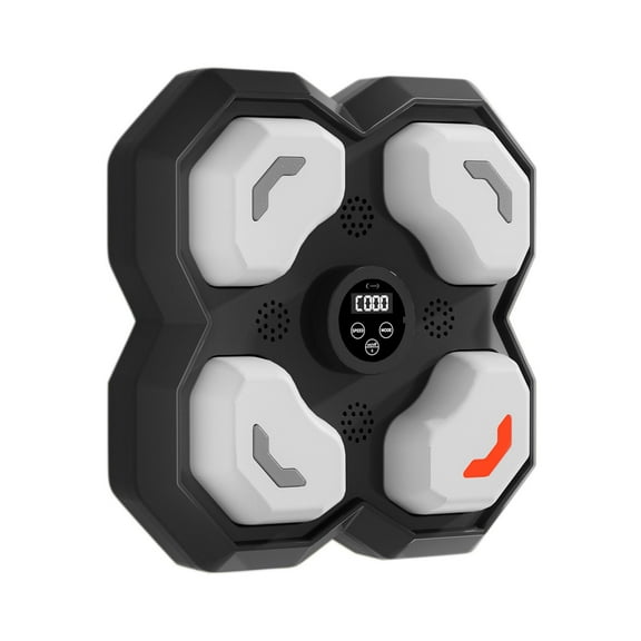 A Bluetooth Boxing Target Punching Bag With Led Lights Music Sync Smart Sensor For Kids Exercise Stress Relief Type-C Charging Portable Indoor Training Equipment