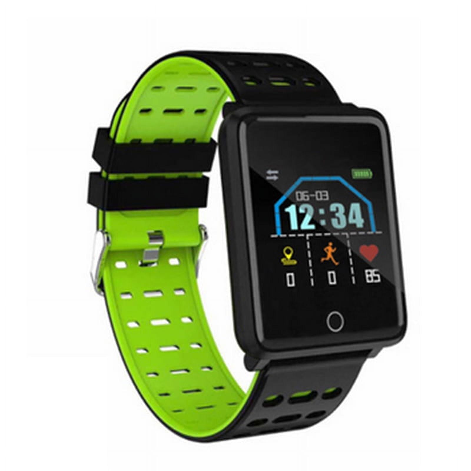 Black Rectangular Smart Bracelet Watch, For Personal Use, 27 G at Rs  200/piece in Noida