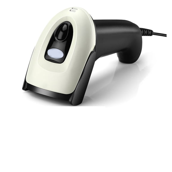 Bluetooth CCD Barcode Scanner Bluetooth 2.4GHz Wireless USB Wired Connection Handheld 1D 2D Bar Code Reader CCD Image Scanning ,Easy to Use