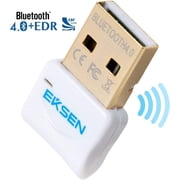 EKSEN Bluetooth Transmitter of Electronic Signals, USB Bluetooth Dongle Adapter for Windows 10/8/7/Vista - Plug and Play on Win 8 and Above