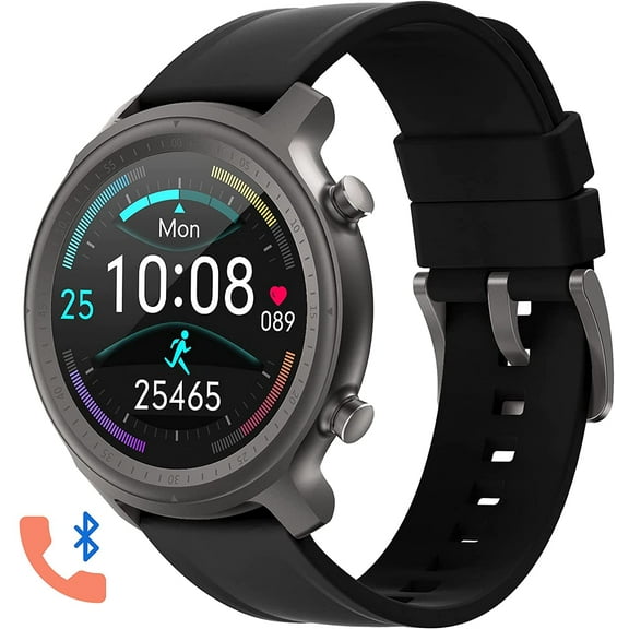 Bluetooth Call Smart Watch Men's Fitness Tracker Watch Heart Rate and Sleep Monitor IP67 Waterproof Activity Tracker Pedometer Watch Compatible with iPhone Android Phone