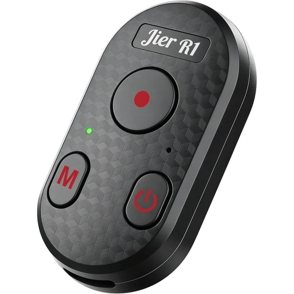 Bluetooth Camera Remote Control for iPhone & GoPro 65ft Range, Instant Pairing, No App | Type-C Rechargeable Shutter Remote for Selfies & Vlogging, Compatible with iPhone 12-17, GoPro 8-13, Android