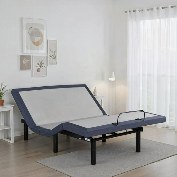 Bluetooth-Capable Twin XL Adjustable Bed Base: Head/Foot & Lumbar Adjustments