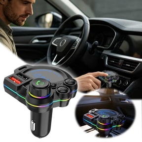 Bluetooth Car Adapter Car Handsfree Call Bluetooth Adapter with Dual USB Ports & Fast Charging Wireless Bluetooth for Car Audio & Device Charging