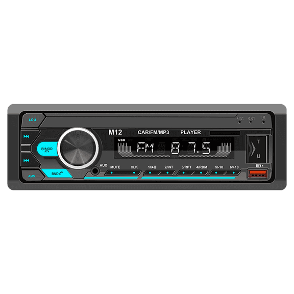 Bluetooth Car Stereo Audio In-Dash Aux Input Receiver SD USB MP3 Radio Player FM