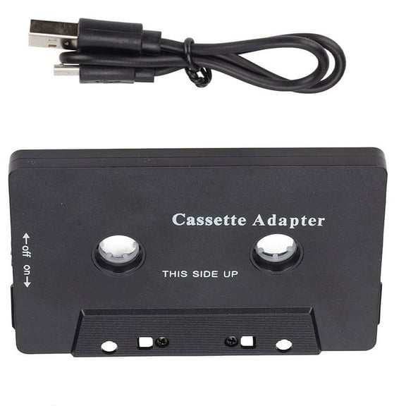 Bluetooth Cassette Adapter for Car & Home, Wireless Music Streamer, Hands-Free Calling, Built-in Rechargeable Battery, MP3 Stereo