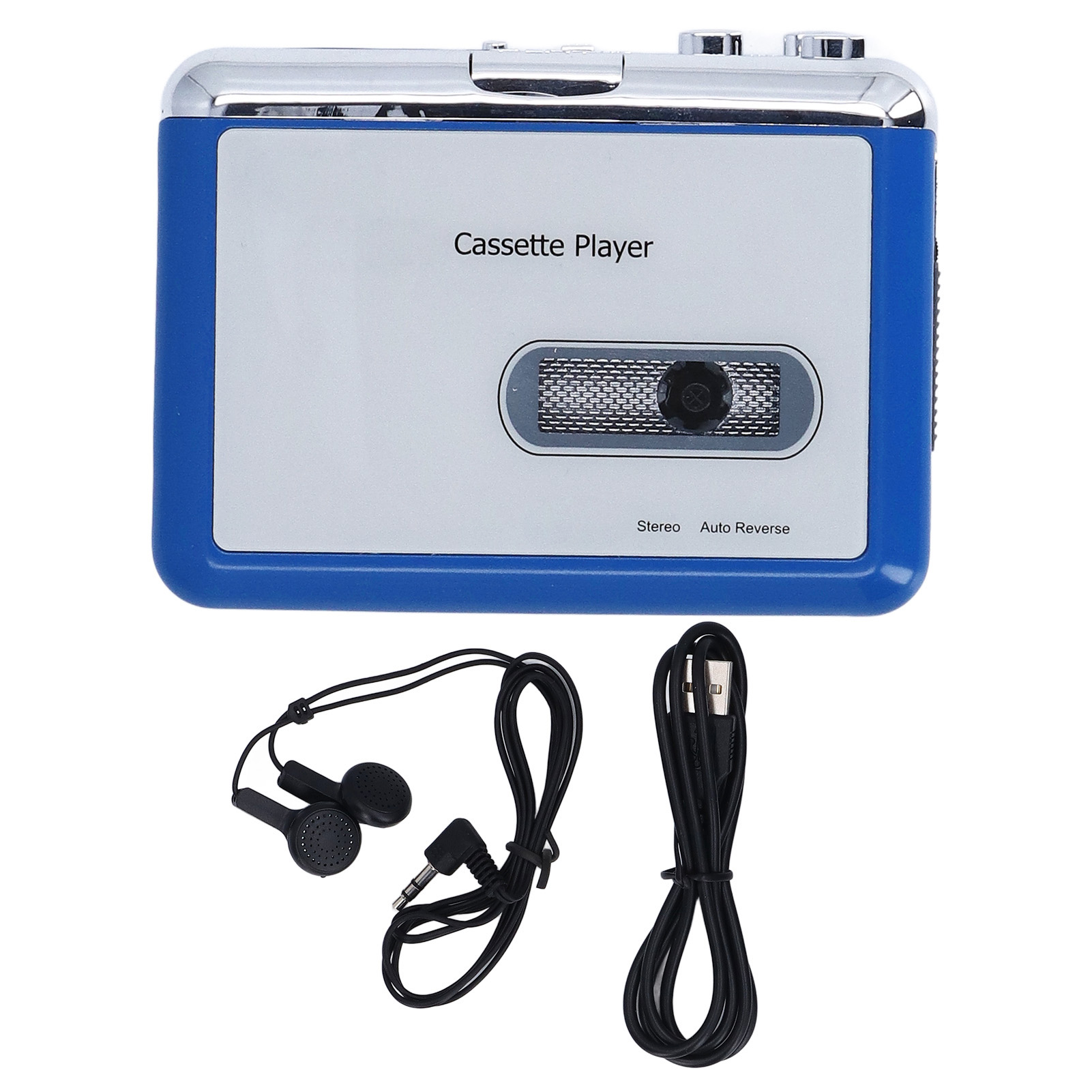 Bluetooth Cassette Player Auto Reverse Clear Stereo Cassette to MP3 ...