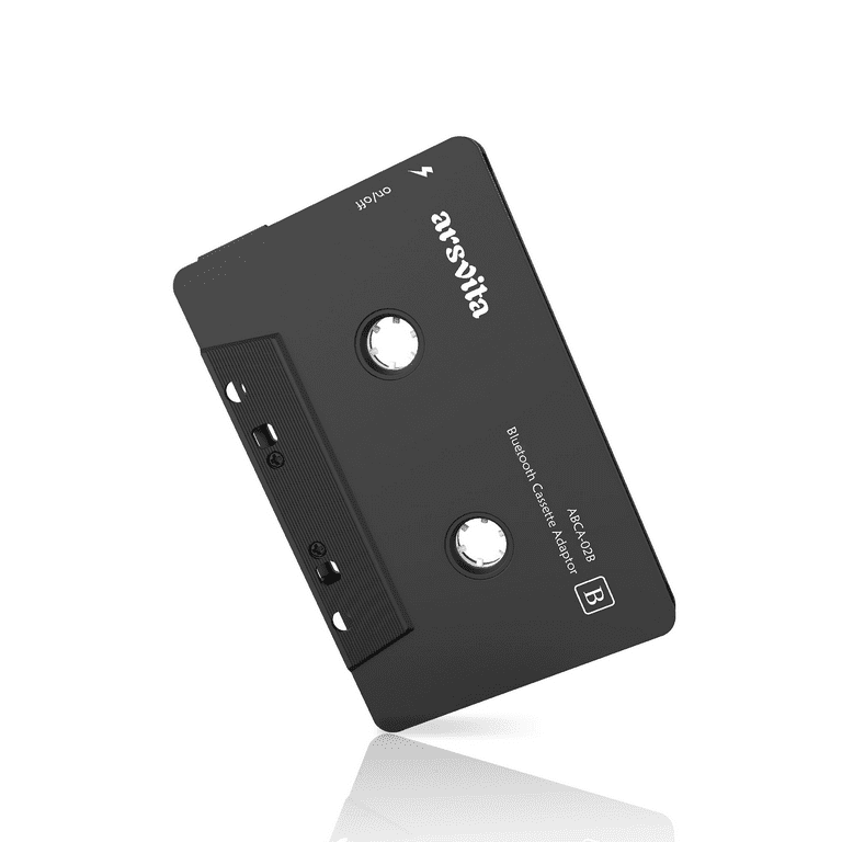Arsvita Car Bluetooth 5.0 Cassette Deck Adaptor Wireless Stereo Audio Receiver for Vintage Cars Walmart