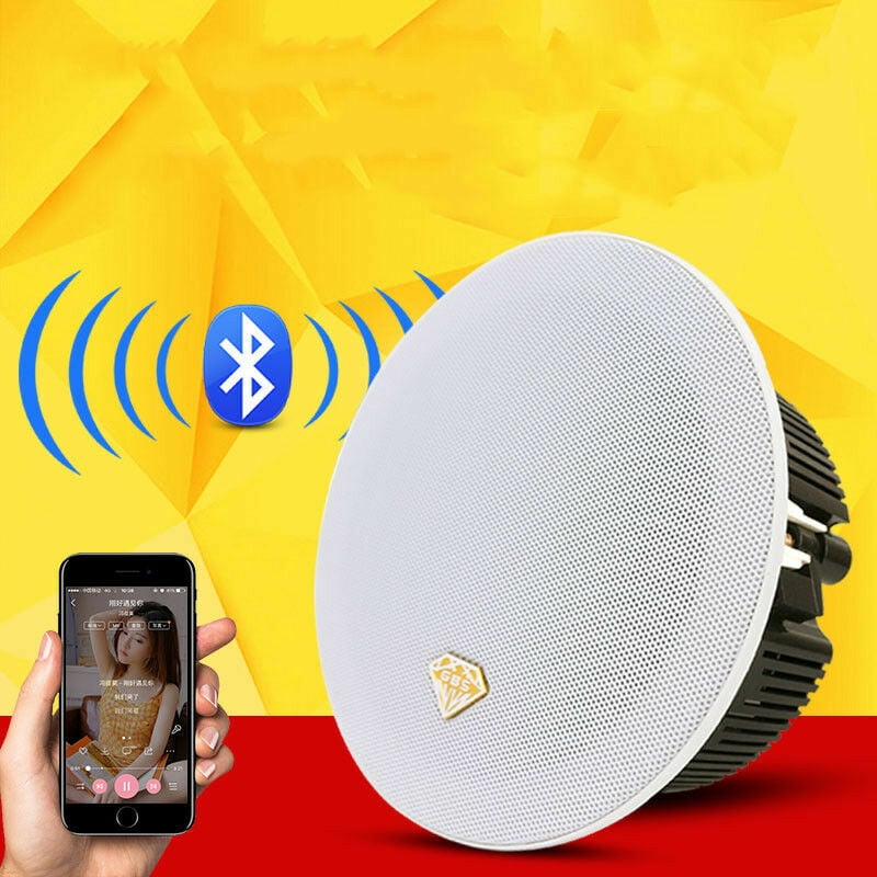 Bluetooth Ceiling Speakers Home Recessed Speaker System for Kitchen ...