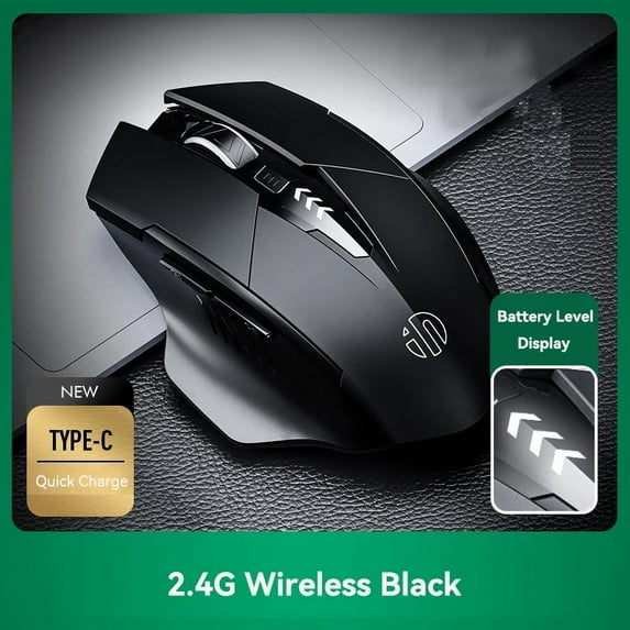 Bluetooth Compatible Mouse Rechargeable 2.4G INPHIC Wireless Mouse ...