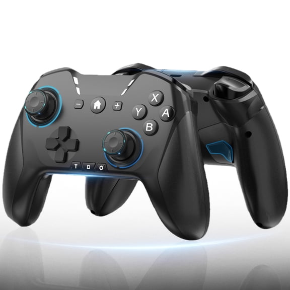 Bluetooth Controller for Switch/Mac/PC/Steam/Mobile Phone/iOS/Android//TV/iPad/Table/Apple Arcade MFi Games, switch pro controller wireless with Adjustable Dual Motion,Turbo,Macros,6-Axis,Wake Up